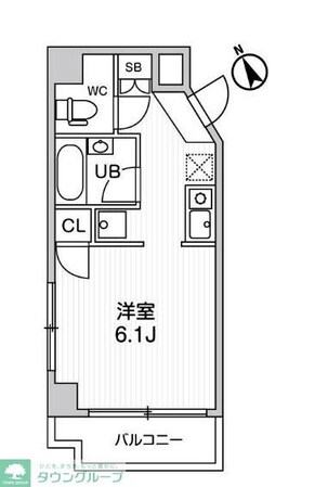 コスモリード人形町の物件間取画像
